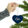 University of Nebraska at Kearney Primary Logo Heart Love Wood Christmas Tree Holiday Ornament - 3 of 3