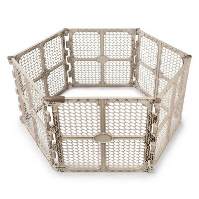 freestanding baby gate with door