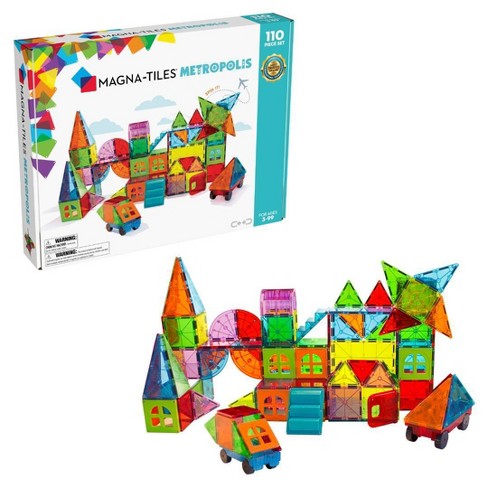 Magnetic Blocks Basic Set (44 pieces), STEM Toys for 3 4 5 6 7