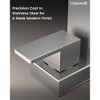YAWWALK Centerset Double Handle Bathroom Faucet with Waterfall Spout (Valve Included) - 3 of 4
