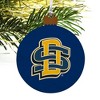 South Dakota State University Logo Wood Christmas Tree Holiday Ornament - 4 of 4