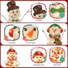 SEVOBAL Inflatable Holiday Decorations 3-Piece Snowman Family Decor Christmas Inflatable Outdoor Decoration, White, 43"*7.5"*30.5" - 3 of 4