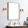 Elegant Lighting Kacey 1 light Brass and Clear Bath Sconce - 2 of 4