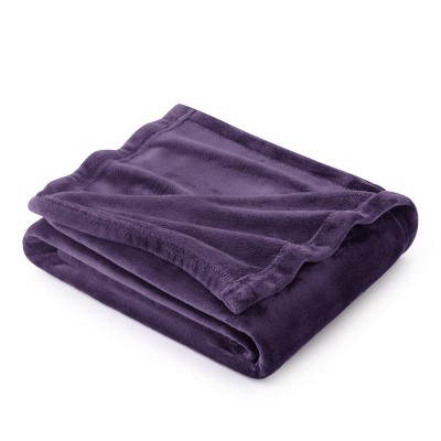 Bedsure | Flannel Blanket Solid 300GSM Soft Fuzzy Plush  Bed Blanket