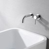 Sumerain Wall Mounted Bathtub Faucet, Single Handle Tub Faucet Set Including Rough-in Valve, Chrome - 4 of 4