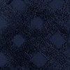20"x20" Oversize Tufted Diagonal Square Throw Pillow Navy Blue - Lush Décor: Cotton, Indoor, Zipper Closure - 3 of 3