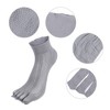 Unique Bargains Half Finger Five Toe Socks 3 Pairs - 3 of 4