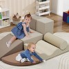 INFURNIC Baby Activity Gyms Soft Foam Climbing Playset for Kids Indoor Crawl and Climb Adventure, Multicolored, 39.4"*31.6"*7.9" - 2 of 4