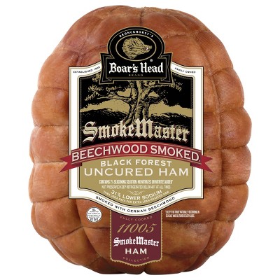 Boar's Head SmokeMaster Beechwood Smoked Black Forest Ham - Deli Fresh Sliced - price per lb