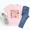 The Juniper Shop Happiness Blooms From Within Youth Short Sleeve Tee - M - Pink - 3 of 4