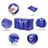 Unique Bargains Foldable Extra Large Moving Underbed Storage Bags with Reinforced Handle 6 Pcs - 3 of 4
