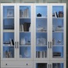 FUFU&GAGA Modern Style White Storage Cabinet Glass Doors Built-in Multi-colour Adjustable Lights - 4 of 4