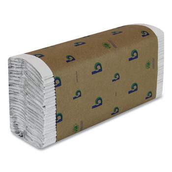Boardwalk Boardwalk Green C-Fold Towels, 1-Ply, 10.13 x 12.75, Natural White, 150/Pack, 16 Packs/Carton