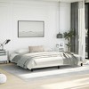 Bed Frame With Headboard White Faux leather, plywood, engineered wood - 3 of 4