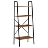 PAGED Ladder Bookshelf Wooden Storage Display Stand Shelf with Open-Back Design for Home Office, Study - 4 of 4