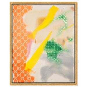 Art Remedy Orange and Green Shades Retro Summer Drinks Art Prints Framed - 1 of 4