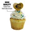 Emporia State University Primary Logo Heart Love Cupcake Picks Toppers Decoration Set of 6 - image 3 of 4