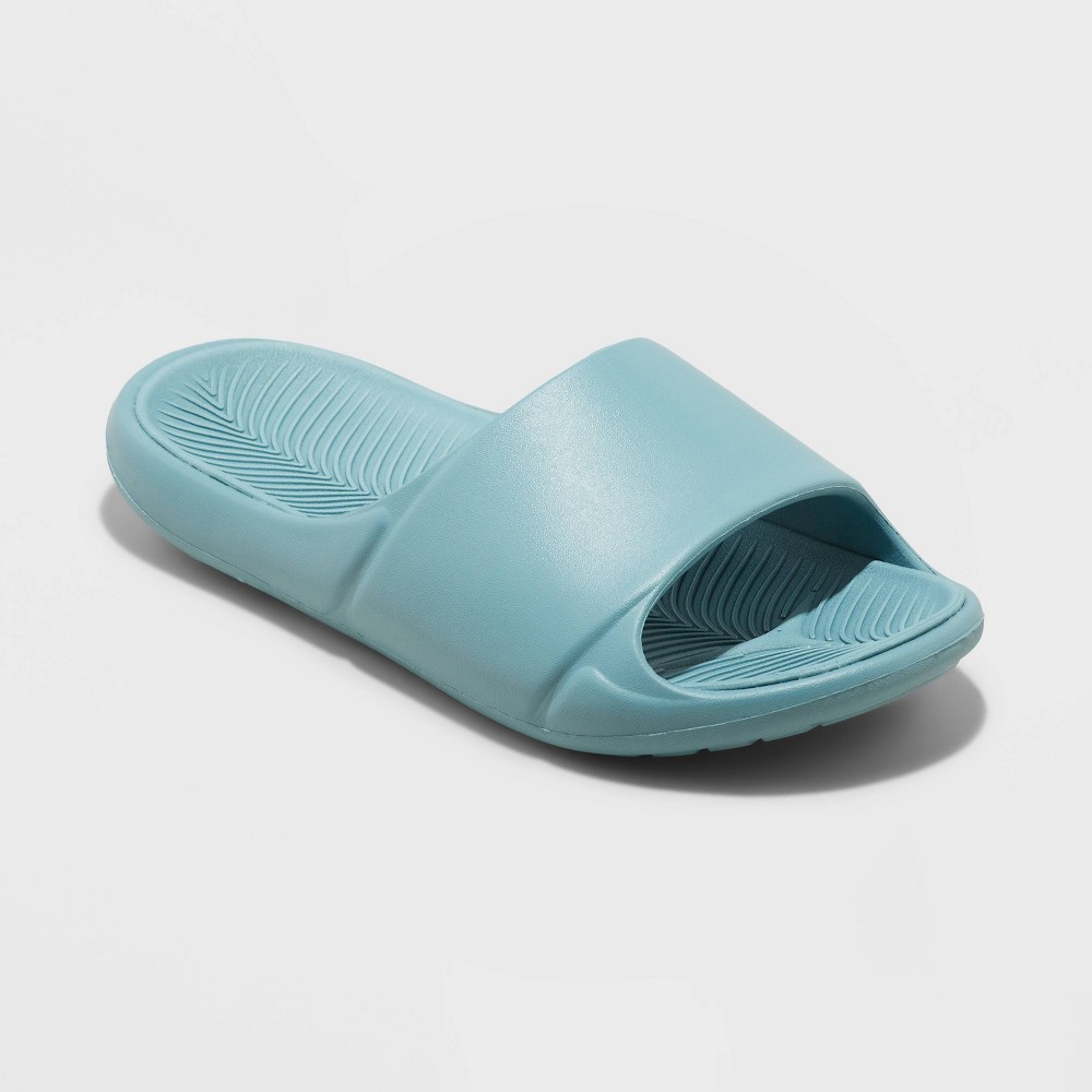 Kids' Apollo Slip-On Slide Sandals - All in Motion™ Blue Size 2T 