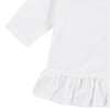 Gerber Baby Girls' Swim Zipper Hoodie Terry Coverup - White - 6-9 Months - 2 of 4