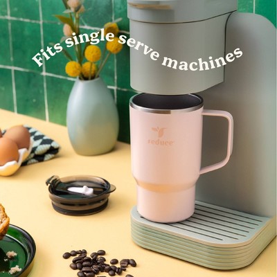 Reduce 18oz Hot1 Insulated Stainless Steel Travel Mug: Steam Release Lid, Dishwasher-Safe, Portable Drinkware