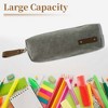 Unique Bargains Duponts Paper Style Pencil Pouch with Large Capacity for Office Supplies 1 Pc - 3 of 4