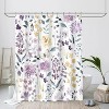 LunaLulinlk Floral Fabric Shower Curtain - 3 of 4