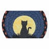 Earth Rugs Cat and Moon Round Large Coaster 7" Rustic Farmhouse Table Accent - 2 of 3