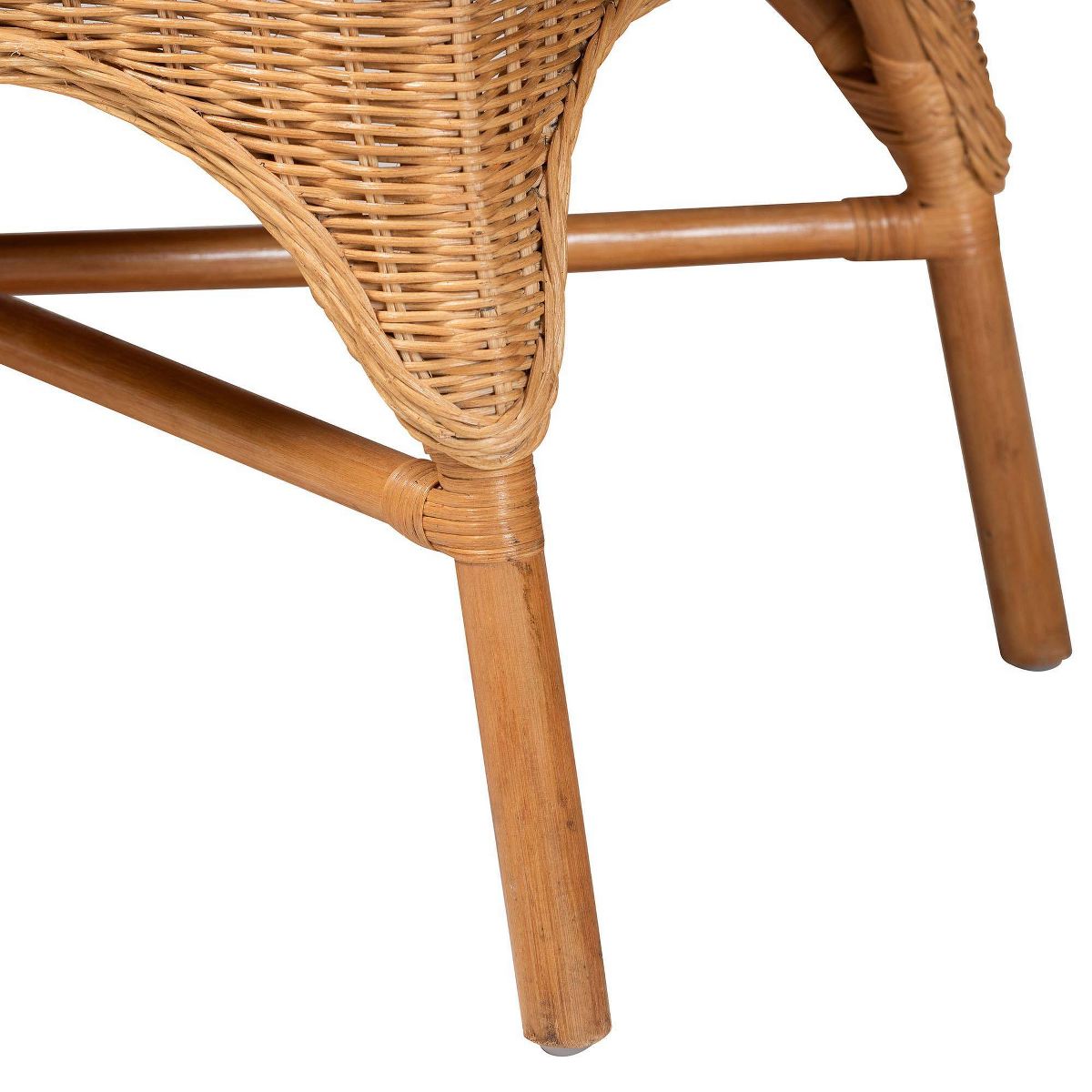 bali & pari Oxford Bohemian Rattan 3  Piece Living Room Chair Set Light Honey - thumbnail 4
