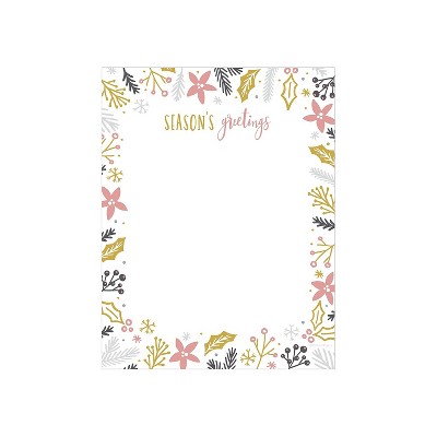 Great Papers! Modern Holiday Letterhead Multicolor 80/Pack (2020101)