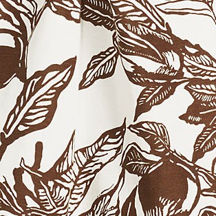 vanilla/bark etched leaves