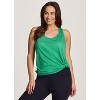 RBX Active Women's Super Soft Relaxed Fit Twist Racerback Tunic Tank Top - 3 of 4
