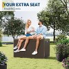 120/130 Gallon Outdoor Storage Box, Deck Box Resin for Package Delivery, Outdoor Storage Boxes Deck Storage Boxes for Patio Furniture, Garden, Tool - 3 of 4