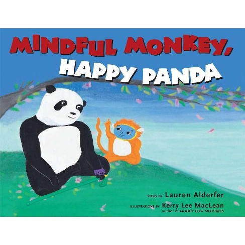 Mindful Monkey Happy Panda By Lauren Alderfer Hardcover Target - what does moody's roblox avatar look like