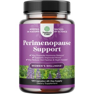 Perimenopause Support Capsules, Women's Pre Menopause Support, Women's Wellness Supplement, Nature's Craft, 120ct - 1 of 4