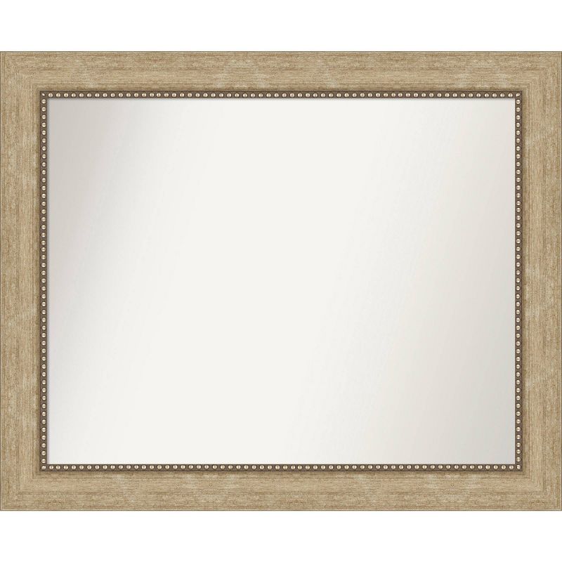 33&#34; x 27&#34; Non-Beveled Astor Champagne Wall Mirror - Amanti Art, 1 of 10