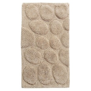 Luxurious Super Soft All Season Cotton Bath Rug 20" x 30" Stone by Castle Hill London - 1 of 3