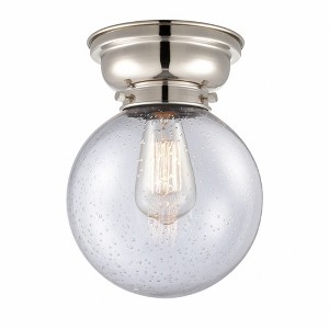 Beacon - 1 Light Flush Mount In Industrial Style-9.15 Inches Tall and 8 Inches Wide - 1 of 1