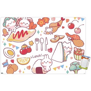 Trends International Mimi & Neko - Lunch Unframed Wall Poster Prints - 1 of 4