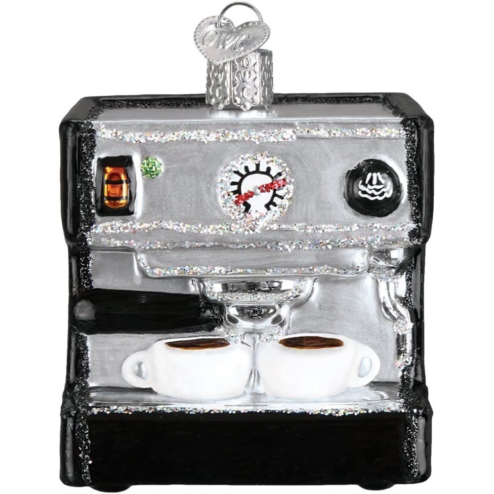 Old World Christmas Blown Glass Ornament for Christmas Tree	 Espresso Machine