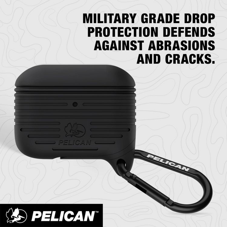 Pelican Protector AirPods Pro 3 Case with Carabiner - Black, 4 of 5
