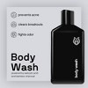 Black Wolf Charcoal Body Wash - Salicylic Acid Acne Treatment - 2 of 4