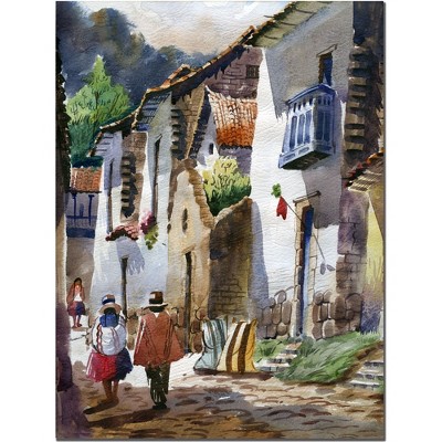 Trademark Fine Art -Jimenez 'Cuzco III' Canvas Art