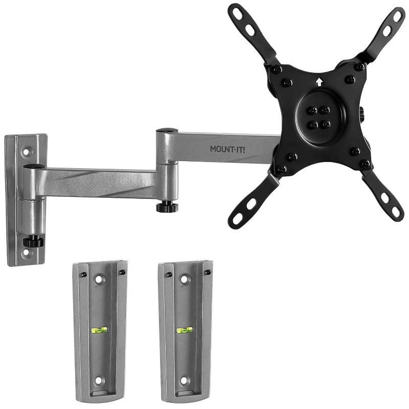 Mount-It! RV TV Mount, Lockable Full Motion TV Wall Mount Designed Specifically for RV or Mobile Home Use Single Arm Tilting & Swiveling 42 Inches Max, 1 of 9