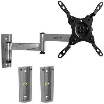 Mount-It! RV TV Mount, Lockable Full Motion TV Wall Mount Designed Specifically for RV or Mobile Home Use Single Arm Tilting & Swiveling 42 Inches Max