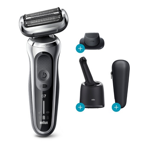  Braun Electric Razor for Men, Waterproof Foil Shaver, Series 9  Pro 9477cc, Wet & Dry Shave, with Portable Charging Case, ProLift Beard  Trimmer, 5-in-1 Cleaning & Charging SmartCare Center, Silver 