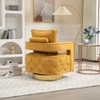 CAVINAS Swivel Accent Chair Modern Armchair Side Chair with Tufted Button for Living Room, Bedroom - 3 of 4