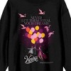 Wonka 2023 Never Let Them Steal Your Dreams Crew Neck Long Sleeve Black Adult Sweatshirt - 2 of 3