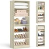 Besiost Closet System Set with Drawers, Freestanding Wardrobe Armoires with Shoe Racks - 3 of 4