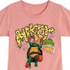Girls' - Teenage Mutant Ninja Turtles - Michelangelo AKA Mikey Fitted Short Sleeve Graphic T-Shirt - 2 of 4