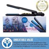 HAI Convertible Flat Iron Hair Straightener for Women - Professional Ceramic Fast Heating Hair Flat Iron with 5 Temperature Levels - (Classic Blue) - 2 of 4
